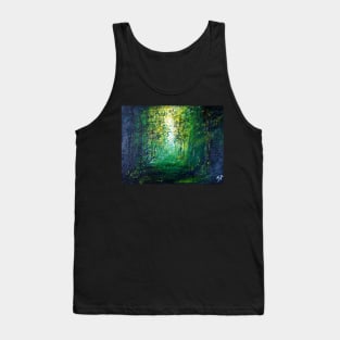 Green Forest Glade Tank Top